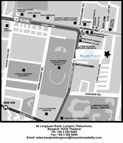 Fraser_Place_Urbana_Langsuan_map