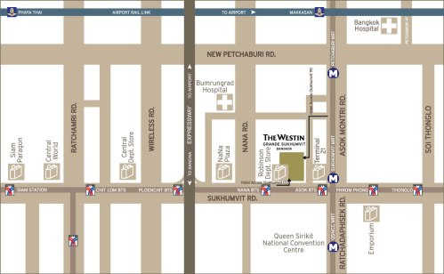 Map Bangkok Hospital